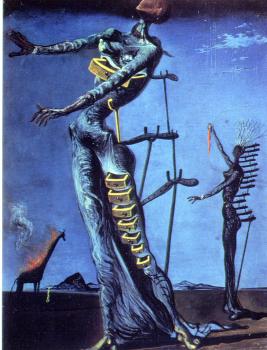 Salvador Dali : The Burning Giraffe